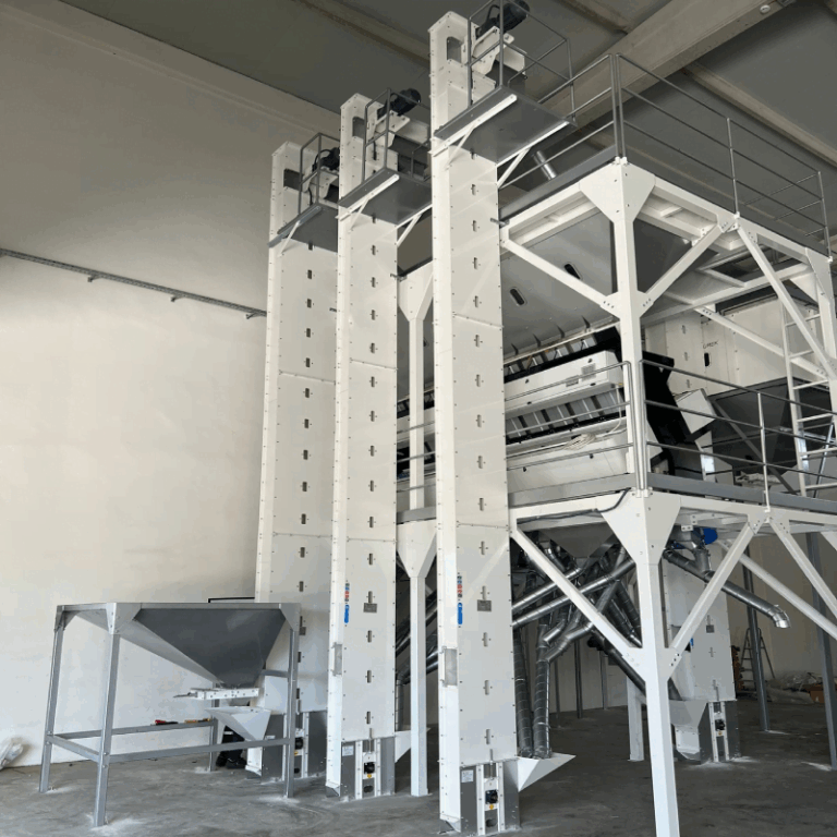 High-capacity P-EL bucket elevators transporting seeds