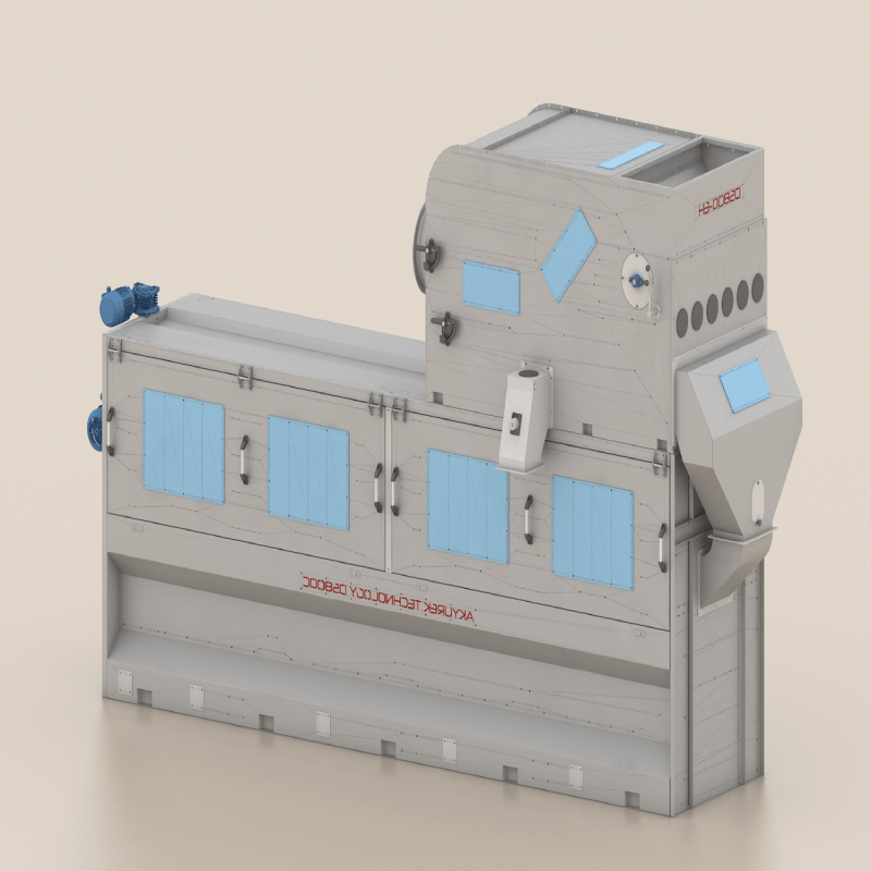 Rotary drum seed cleaner