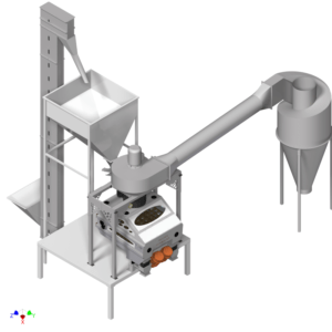 Snapshot of the advanced, full-automation control system of Mmctech's Destoner separator