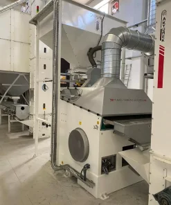 Top view of the fully automated Stone Separator demonstrating its high-density separation process