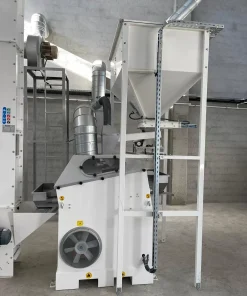 Fully automatic Stone Separator separating stones, metal, and glass from seed lot