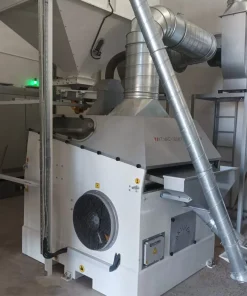 The fully automatic Stone Separator delivering a perfectly clean seed lot