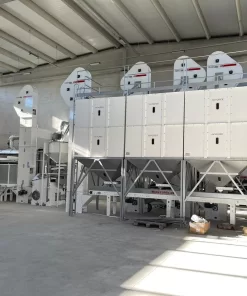 Pulses Cleaning Line complete finish facilities with Indoor Storage Silos by Mmctech
