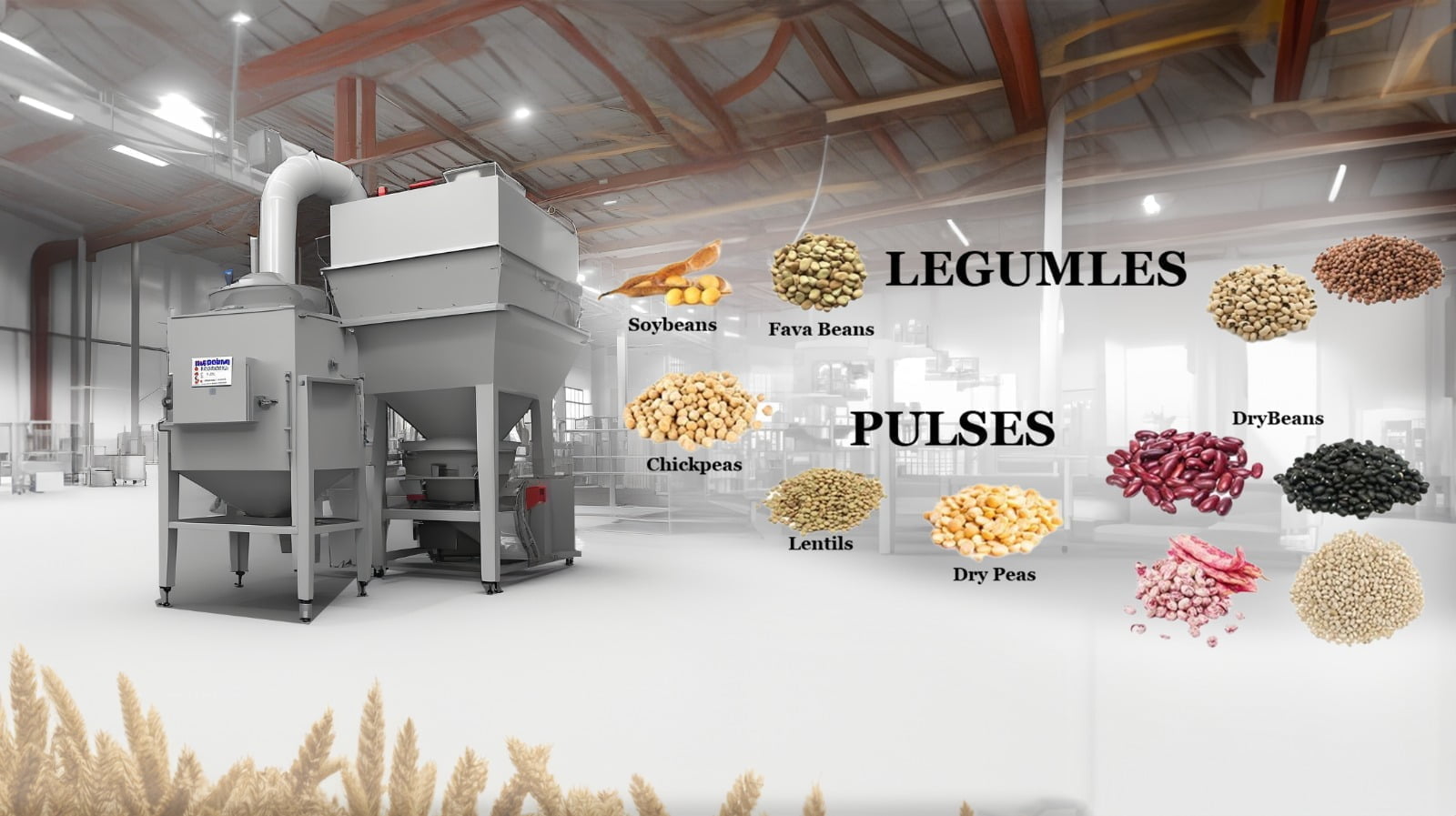 Mmctech Soybeans And Legumes Cleaning Machine and Equipment