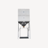 Bulk bag scale on-ground weighing system for accurate, high-volume filling of grains, fertilizers, seeds, and industrial powders