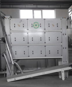 Indented Cylinder Separator in a lentil and wheat processing plant