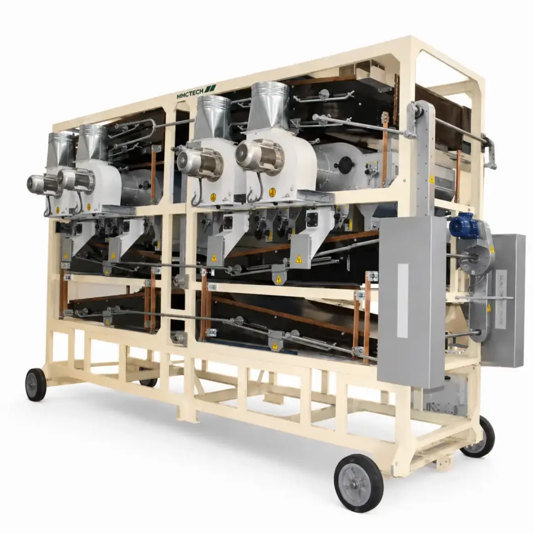 SC-004 Double Pre & Fine Seed Cleaner Classic Type by MMCTECH for grain, pulse and seed cleaning applications