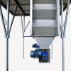 Cross-flow Zig Zag Air Husk Separator for seed processing