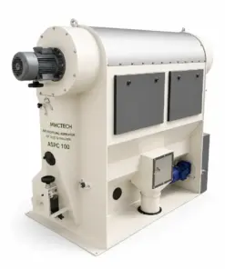 MMCTECH ASPC 100 Series Air Recycling Aspirator for sale designed for precision air seed separation, grain cleaning, pulse cleaning, oilseed cleaning and dust removal applications in commercial seed processing plants.