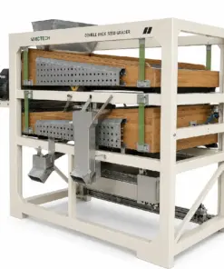 MMCTECH Double Deck Seed Grader Brush Type for sale designed for seed grading, grain sizing, pulse grading, sesame cleaning and precision agricultural seed processing applications.