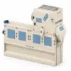 DSPC-100 Series Rotary Drum Seed Cleaner and Grain Pre-Cleaner Machine by MMCTECH for grain, pulse, oilseed and seed cleaning applications