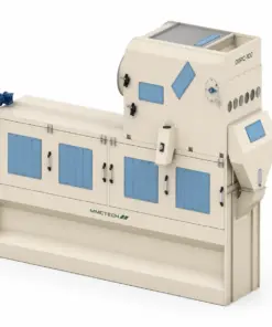 DSPC-100 Series Rotary Drum Seed Cleaner and Grain Pre-Cleaner Machine by MMCTECH for grain, pulse, oilseed and seed cleaning applications