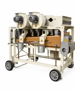 MMCTECH FSC-001 Single Deck Fine Seed Cleaner Machine for sale designed for precision seed cleaning, grain cleaning, pulse processing, sesame cleaning and light impurity separation applications.