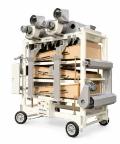 MMCTECH FSC-003 Three Deck Fine Seed Cleaner Machine for sale designed for precision seed cleaning, grain cleaning, pulse processing, oilseed cleaning and high-performance seed grading applications.