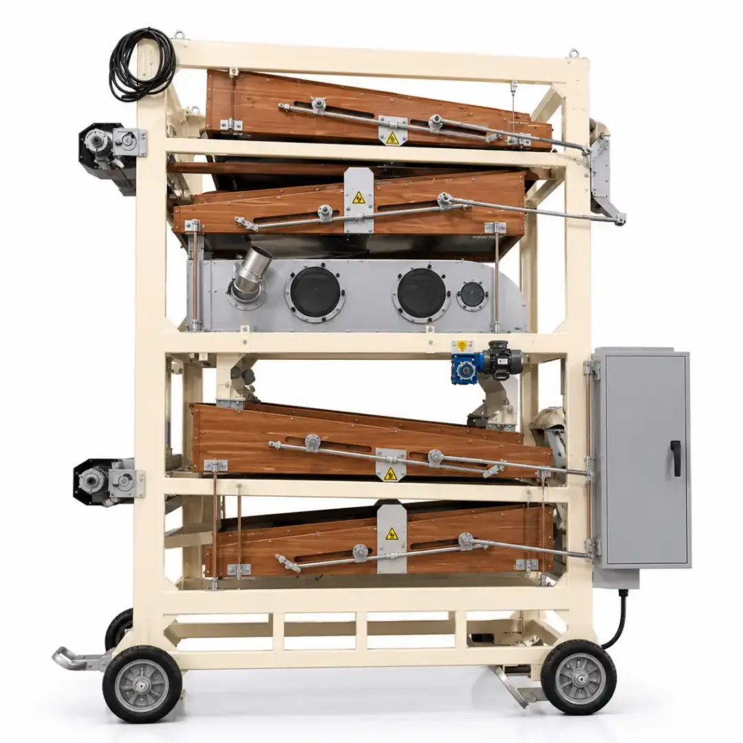 FSC-004-2 Pre & Fine Seed Cleaner Machine by MMCTECH for grain, pulse and seed cleaning applications