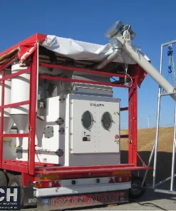 Portable grain cleaner providing field-based seed processing