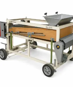 MMCTECH SG-001 Single Deck Seed Grader Machine for sale designed for precision seed grading, grain sizing, pulse grading, sesame cleaning and final seed processing applications.