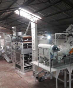 Vibration seed cleaner machine integrated with air recycling separator for grain and pulse processing by Mmctech