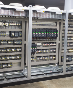 Custom automation control panel for seed processing systems by MMCTECH.