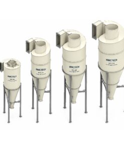 MMCTECH DCSC Series Cyclone Dust Collector System for sale designed for industrial dust collection, air filtration, seed processing dust control, woodworking dust removal and cyclone particle separation applications.