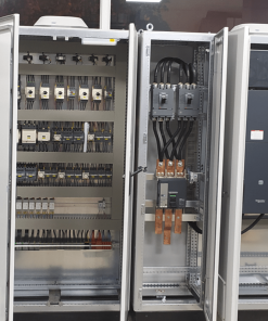 User-friendly seed processing control panel featuring interactive HMI for efficient management of cleaning, grading, and packaging processes