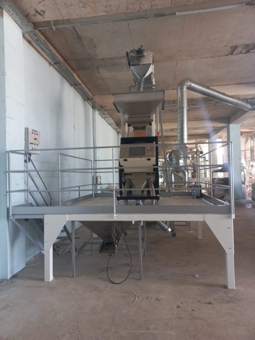 Mmctech Color Sorter single channel with platform and equipments