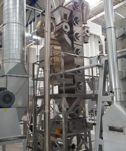 Multi-stage sesame seed husk separator