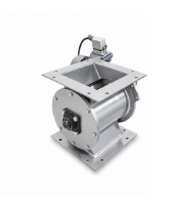 MMCTECH DCAL-1000 Rotary Airlock Valve for sale designed for dust collector discharge, industrial airlock systems, pneumatic conveying, pressure control and seed processing dust collection applications.