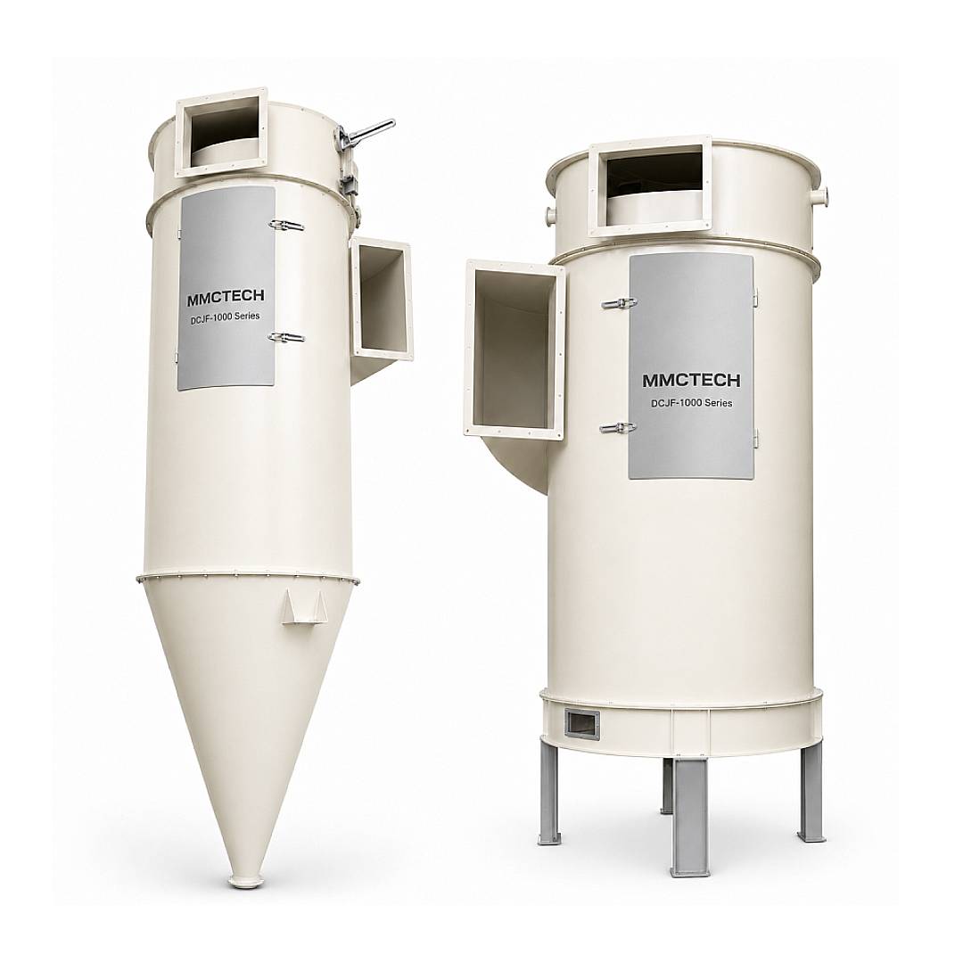 MMCTECH DCJF-1000 Series Jet Filter Dust Collector System for sale designed for industrial dust collection, pulse jet filtration, seed processing dust control, grain cleaning air filtration and fine dust removal applications.