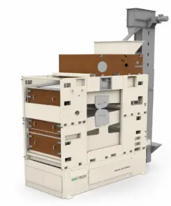 MMCTECH Nexus 220 Series Seed Grading Screening Machine for sale designed for high-capacity seed grading, grain sizing, pulse grading, oilseed classification and super flat screen seed processing applications.