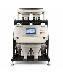 MMCTECH CSR-002 dual chute optical color sorter machine for sale for seeds, grains, rice, lentils, chickpeas, beans, pulses, and agricultural product sorting