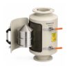 MMCTECH MSB-0100 Housed Bullet Magnetic Separator for sale designed for high-intensity magnetic separation, tramp iron removal, seed processing, grain cleaning, powder processing and bulk material protection applications.