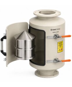 MMCTECH MSB-0100 Housed Bullet Magnetic Separator for sale designed for high-intensity magnetic separation, tramp iron removal, seed processing, grain cleaning, powder processing and bulk material protection applications.