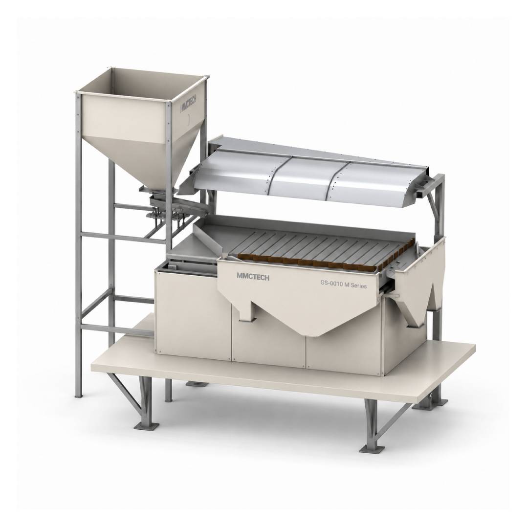 MMCTECH GSS-0010 M Series Gravity Table Seed Cleaner Machine for sale designed for density-based seed separation, grain cleaning, gravity separation and product quality improvement applications.